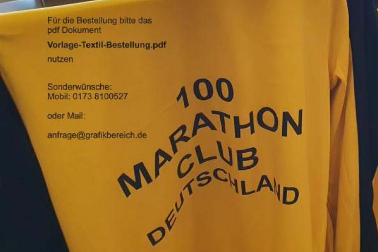 Vereinsbekleidung 100 Marathon Club
